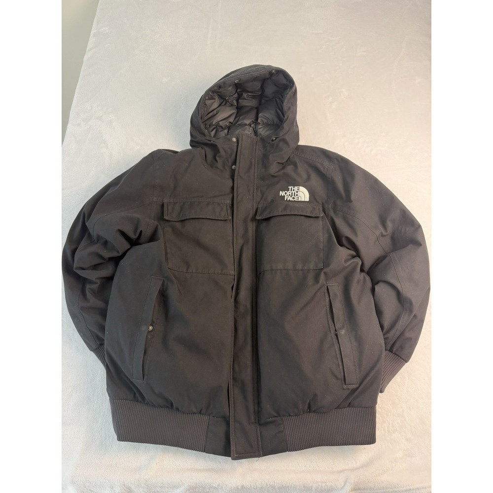 The North Face Mens Gotham lll Goose Down Insulated Winter Jacket Black XL - Picture 2 of 11